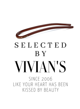 简约水钻发簪~法式插棒~佩妮Chaplet正品插梳u型发梳盘发丸子头