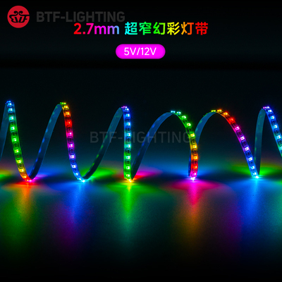 2812幻彩RGB灯2.7mm窄宽LED灯带