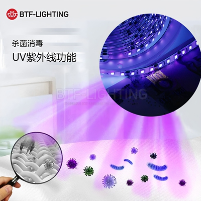紫外线UV灯带LED光波段390-400nm