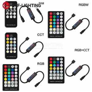 LED灯带RF迷你控制器用于5050 DIM RGB RGBW RGBCCT支持5-24V灯具
