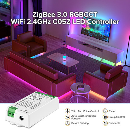 Zigbee3.0控制器Tuya涂鸦智能家具控制模板支持级联分组APP驱动