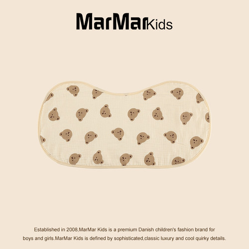 婴儿纯棉纱布口水巾小方巾