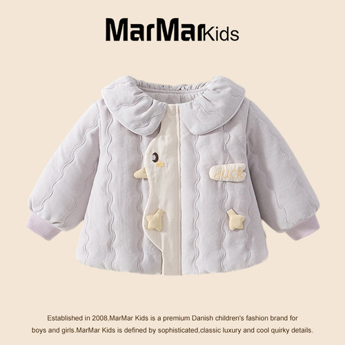 MARMARKIDS加厚保暖女童棉袄