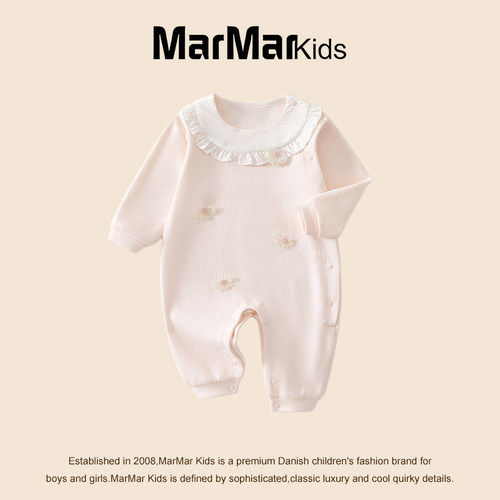 MARMARKIDSA类棉女宝哈衣