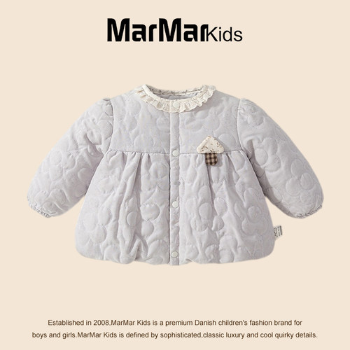 MARMARKIDS加厚保暖女童棉袄
