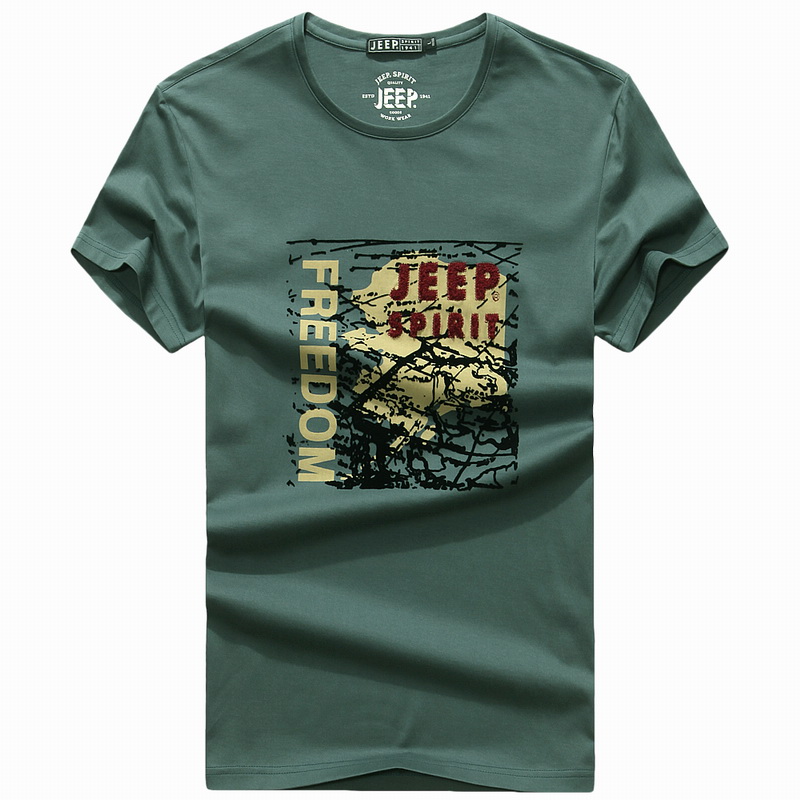JEEP¼ªÆÕÄÐ×°TÐôÈ«ÃÞ¶ÌÐäÉÏÒÂÏļ¾Ð¿îÄÐÊ¿¿íËÉÈ«ÃÞÔ²ÁìÃÀʽÐÝÏÐT