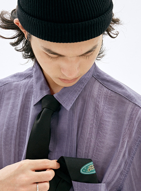 NKGC 19春夏 独家自制 复古印花90s细窄领带 配饰