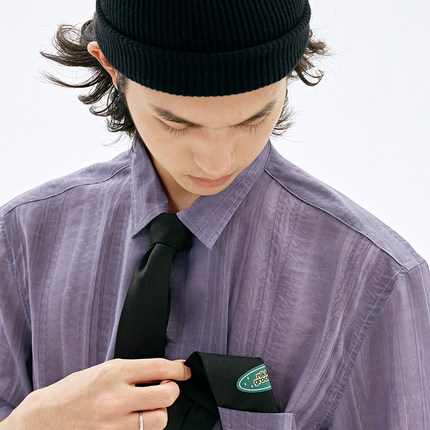 NKGC 19春夏 独家自制 复古印花90s细窄领带 配饰