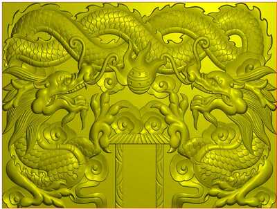 双龙碑精雕图双龙戏珠碑头浮雕图石碑龙头碑jdp石材雕刻墓碑F3704