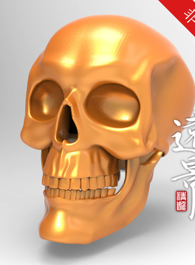 精雕图 骷髅头 圆雕图 stl 3D雕刻图 立体图3d打印 三维立体F4072