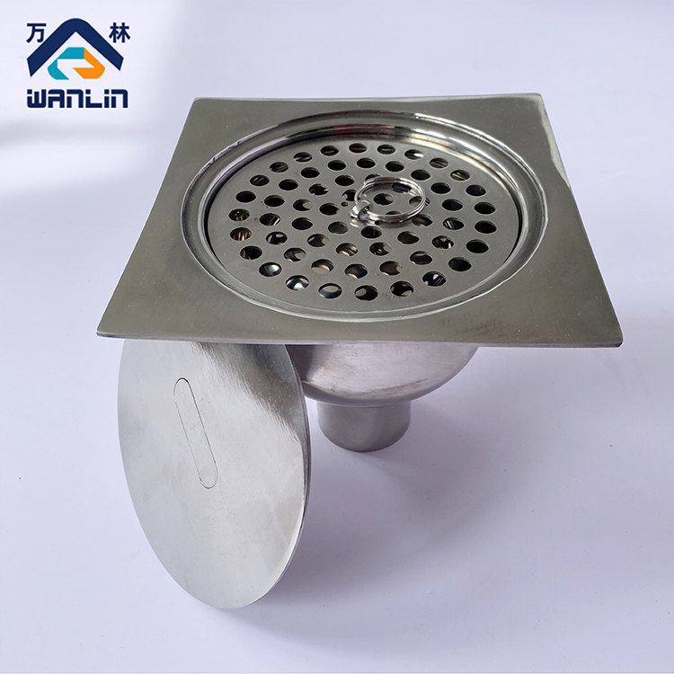 不锈钢方形洁净地漏净化制药厂食品厂卫生级食品级清洁工尘车间