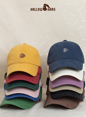 HallowHare基础纯棉五金装饰ins风四季简约百搭棒球帽