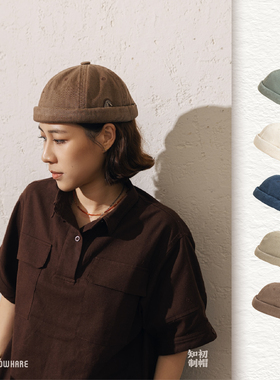 韩版ins风基础五金瓜皮帽