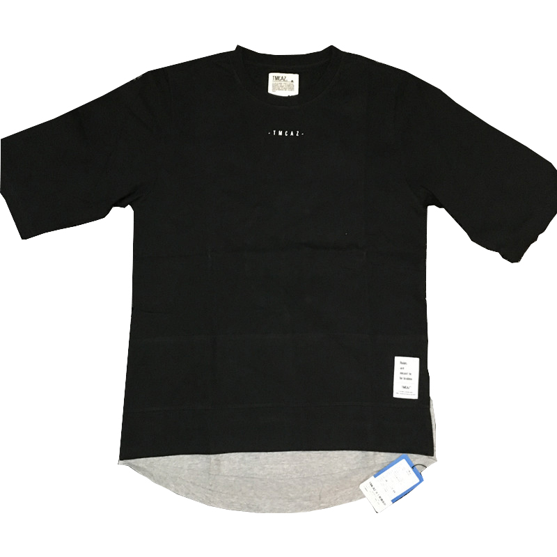 TMCAZ两件双层下摆全棉短袖T恤