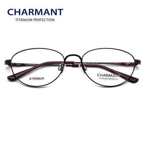 charmant纯钛商务轻便全框眼镜架