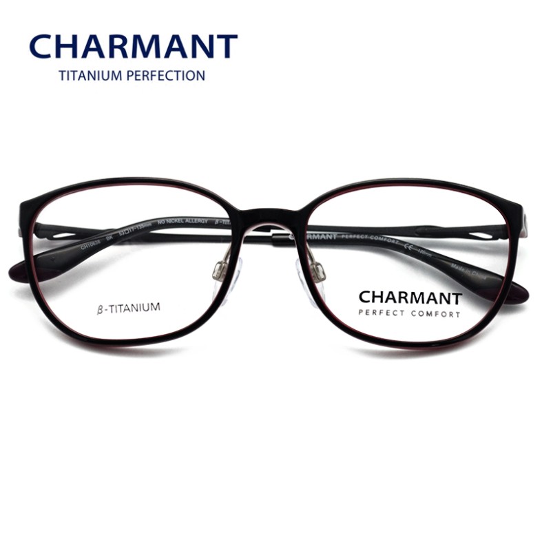 charmant板材全框商务休闲眼镜架