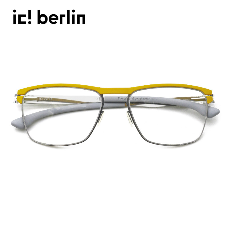 ic!berlin眼镜架薄纸钢德国手工