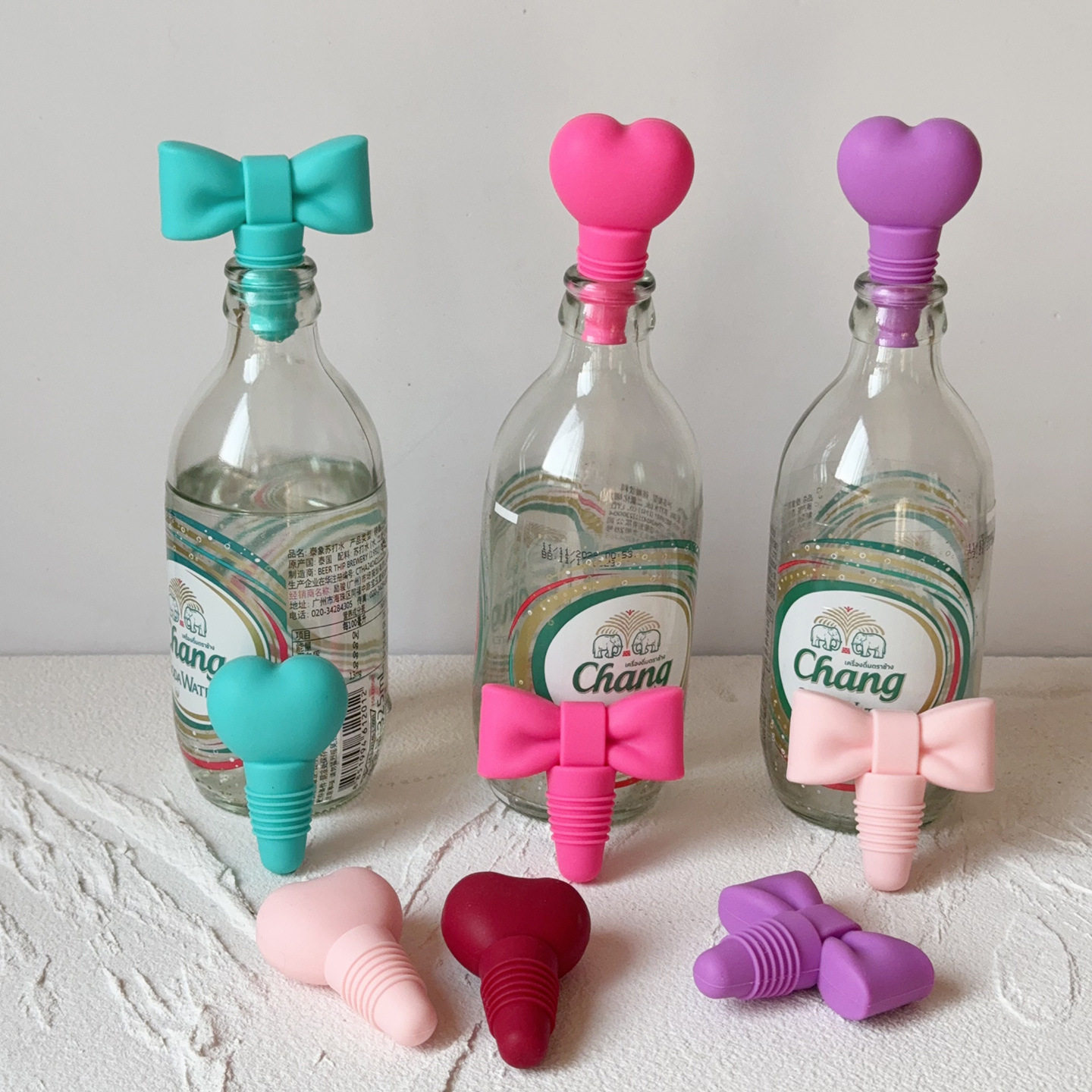 创意硅可爱硅胶酒瓶塞装饰防尘防漏保鲜红酒塞子洋酒白酒瓶塞