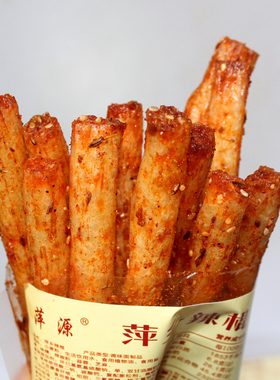 江西特产萍乡辣棍麻辣儿时手工辣条童年辣棒怀旧面筋小吃零食100g