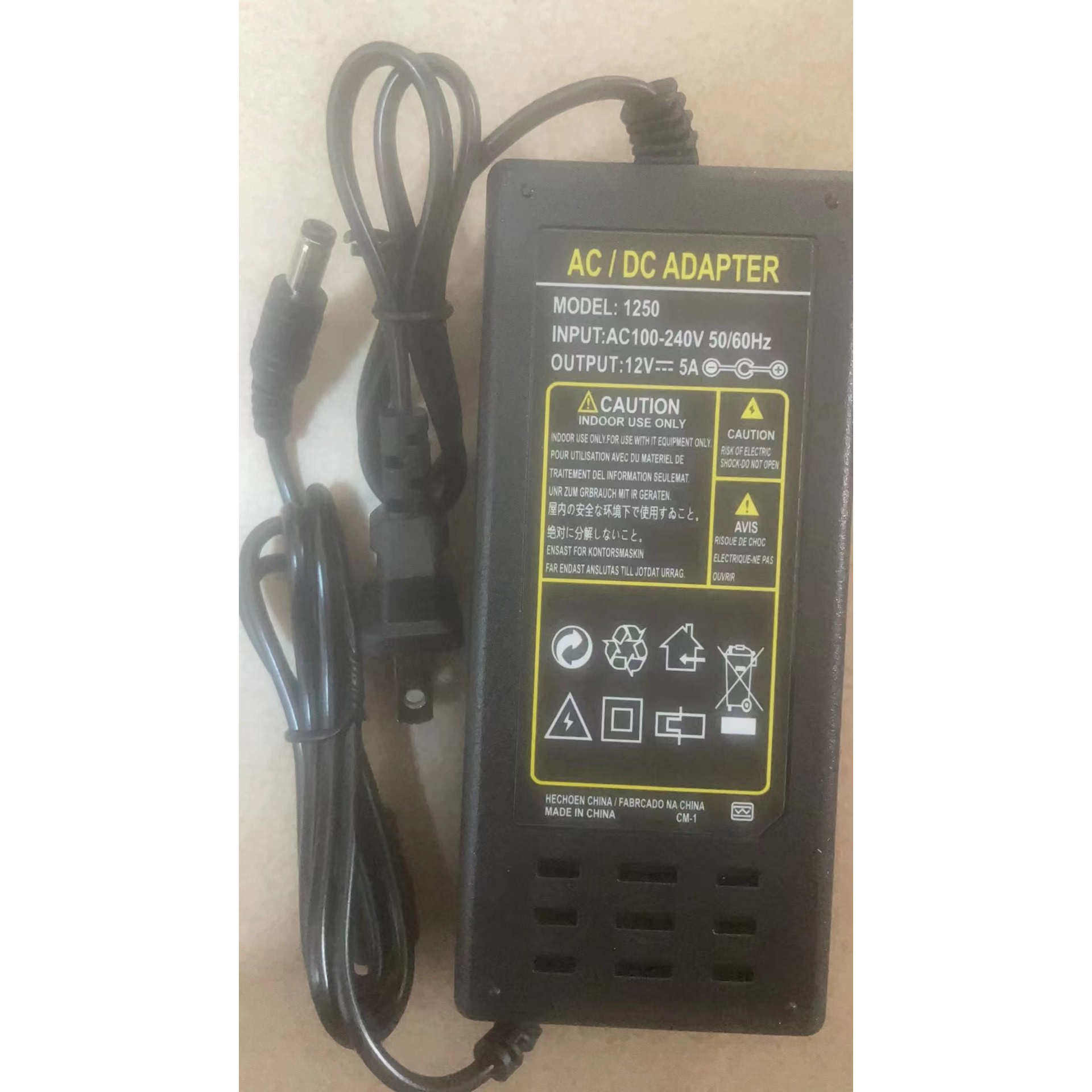 12V5A电源适配器开关电源改装车