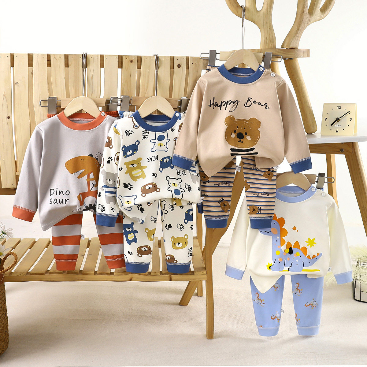 儿童内衣套装春秋男童纯棉秋衣秋裤女宝宝家居服睡衣婴儿衣服保暖,童装/婴儿装/亲子装,内衣套装,淘宝优惠券,粉丝福利购,淘宝优惠卷