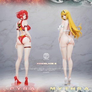 【九月JJ2店】定金森炎工作室光焰合鸣异度之刃女雕系列手办雕像