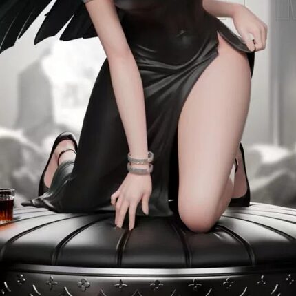 【九月JJ2店】定金凌月工作室 晚礼服见雅 女雕系列 手办雕像