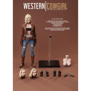 【九月JJ2店】包邮定金HEART HUNTER 金发牛仔美少女 可动兵人偶