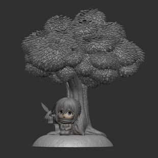 九月JJ 巨人 定金az艾助工作室 ·树下三笠 女雕系列 Q版