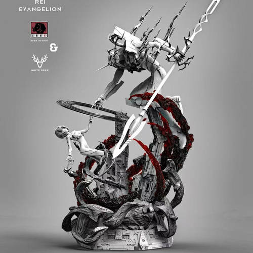 犀牛×白鹿工作室绫波丽女雕