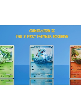 【九月JJ】定金GEISHA瑰夏社工作室 第二世代御三家 宝可梦