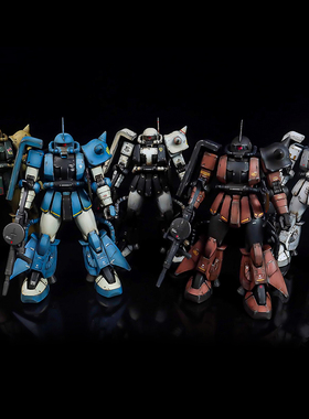 alexshop加工 代工 万代 PB限定高达模型 MG MS-06R 扎古2.0 渣古