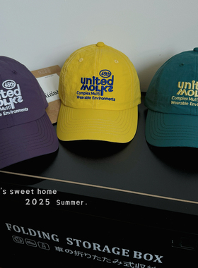 速干糖果色春夏新款棒球帽男女款