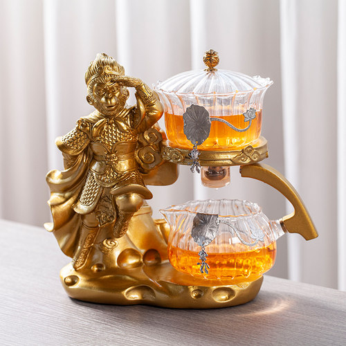 自动泡茶器磁吸出茶不烫手