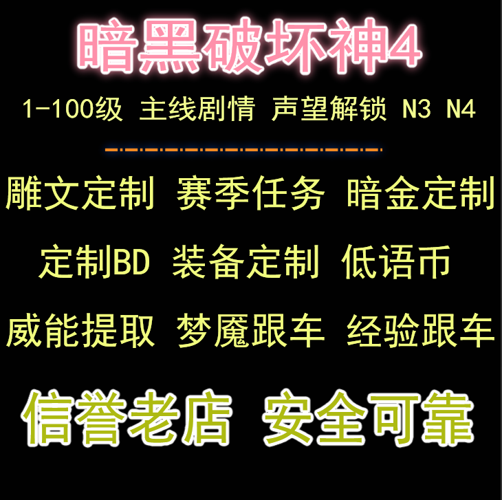 全境封锁机密套装升级代练