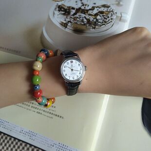 上海发货春雷原装手动机械手表阿拉伯数字经典复古怀旧女士腕表