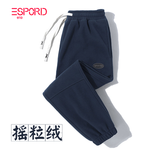 ins潮加厚秋冬日系卫裤 宽松束脚运动裤 男士 重磅双面摇粒绒休闲裤