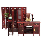 微缩家具摆件中式 小室内仿古模型明清迷你红木木质仿真家私中国风