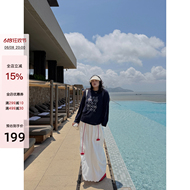 铅笔小鑫大码女装氧气灵动宽松遮胯高腰显瘦半身裙+腰绳