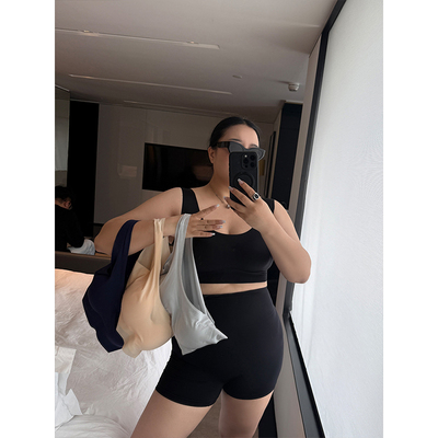 铅笔小鑫大码女装 无痕一片式 无钢圈 美背背心内衣大码