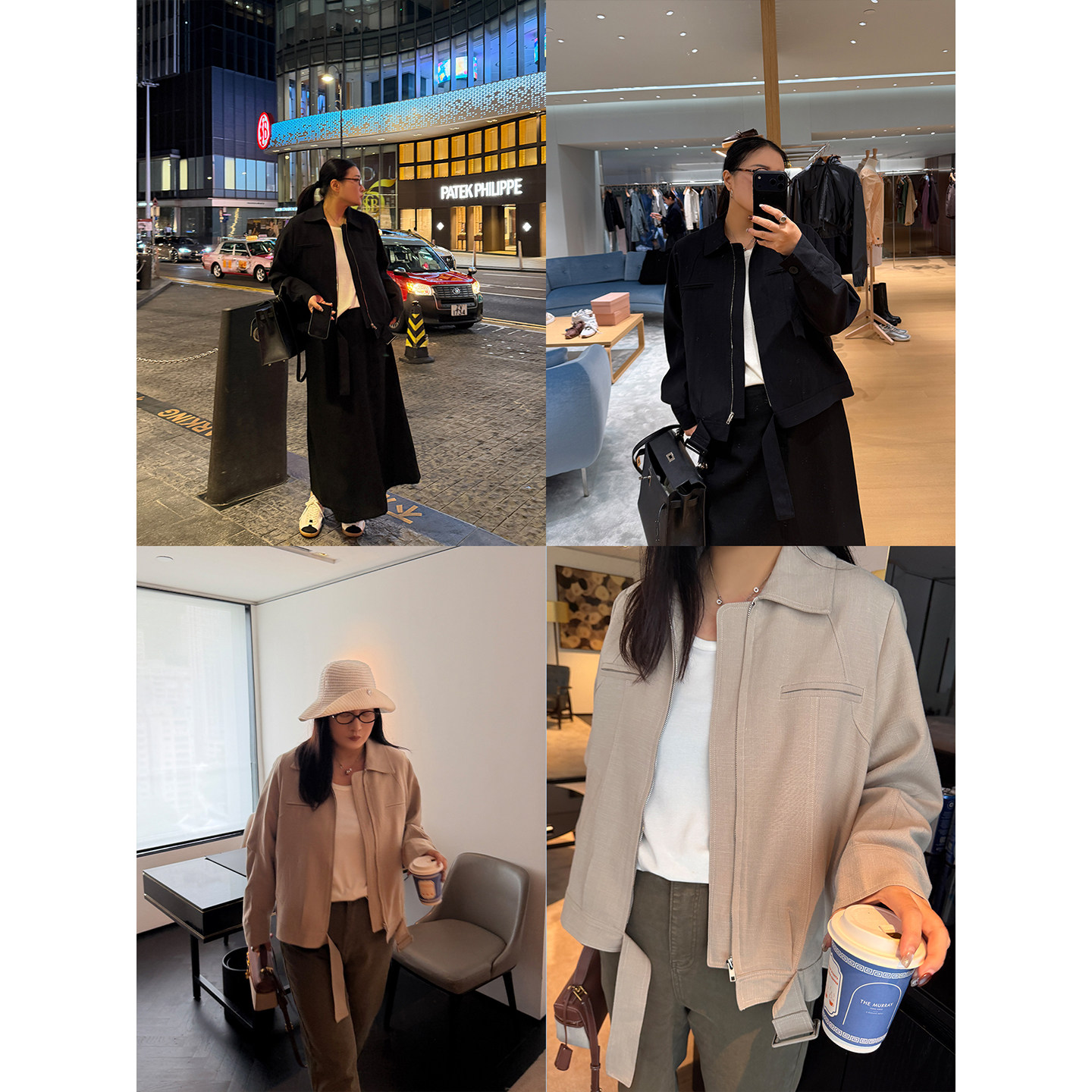 铅笔小鑫大码女装休闲老钱立体剪裁高质感显瘦腰带外套