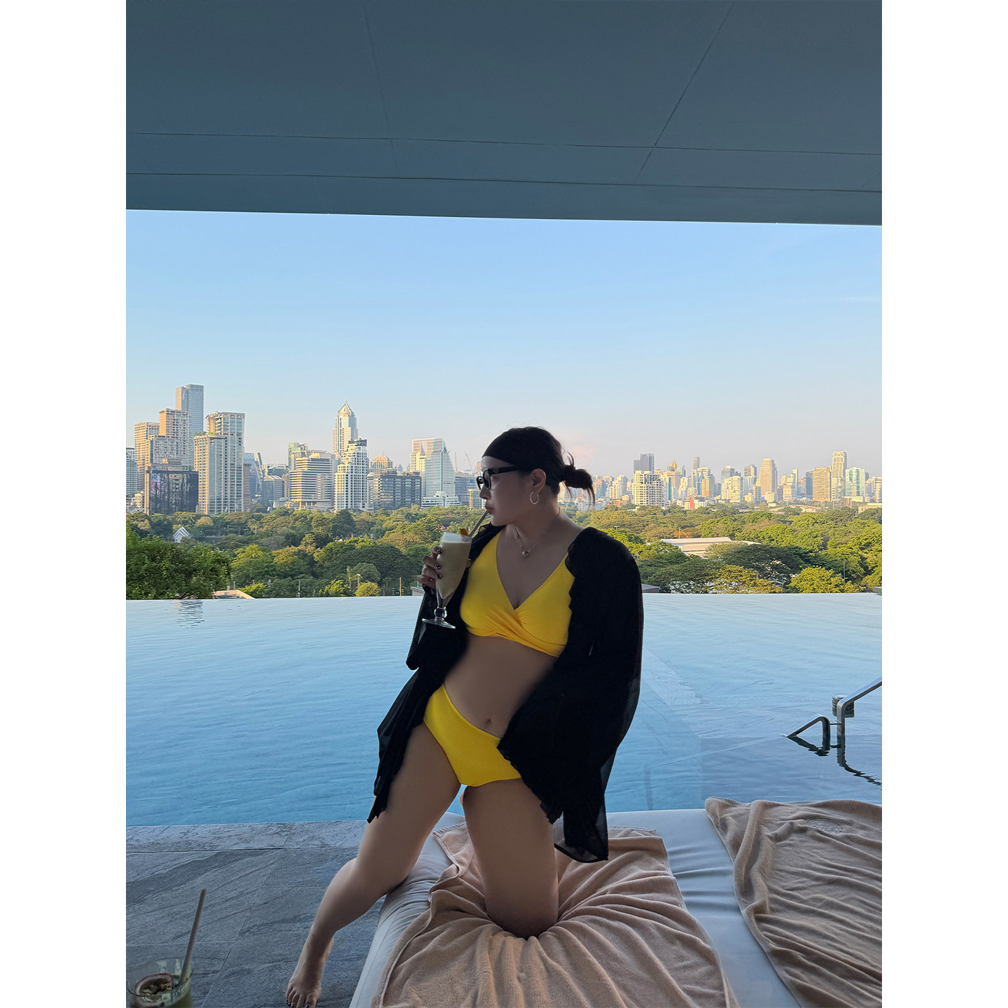 铅笔小鑫大码女装超绝比例显白比基尼三角杯分体泳衣