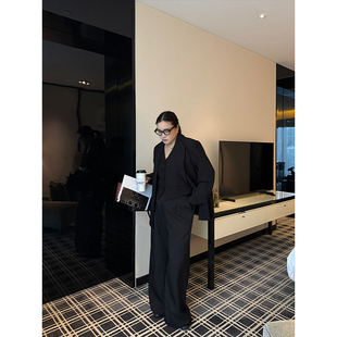 铅笔小鑫大码女装 气质简约 套装CP 马甲西装裤子 超绝三件套