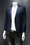 2021男士灯芯绒西装潮流修身上衣外套西服2131P175控价328，男装西服，电商D225
