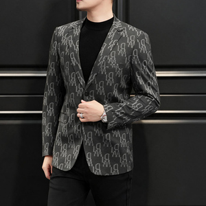 流行时尚男装西服男外套春秋新款西装男士印花休闲便西 ZX761P165图片 流行时尚男装西服男外套春秋新款西装男士印花休闲便西 ZX761P165图片