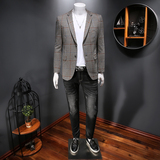 男士秋季商务休闲潮流西服小西装121P180，男装西服，电商D225