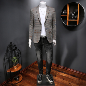 男士秋季商务休闲潮流西服小西装121P180图片