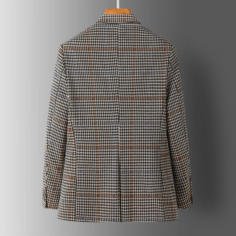 男士新款西装格子西服外套121P180,男装西服套装,电商D225