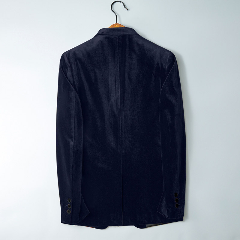 2026春季新款男士西装金丝绒西服男上衣外套6801P175,男装西服套装,电商D225