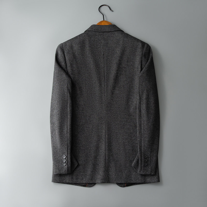 新款男士休闲新款西装商务休闲西服格纹外套2988P175,男装西服,电商D225